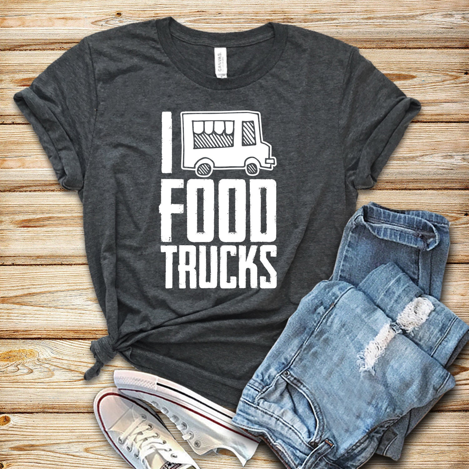 I Love Food Truck / Shirt / Tank Top / Hoodie / Food Truck Etsy