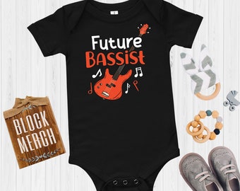 Electric Guitar Retro Vintage Bass Baby Newborn Crawling Suit Sleeveless Onesie Romper Jumpsuit Black Electric Guitar Retro Vintage Bass Baby Newborn Crawling Suit Sleeveless Onesie Romper Jumpsuit Black