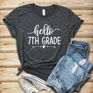 Team 7th Grade T Shirt Teachers Back To School Outfits Etsy