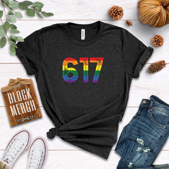 LGBT Boston Massachusetts 617 / Shirt / Tank Top / Hoodie / | Etsy