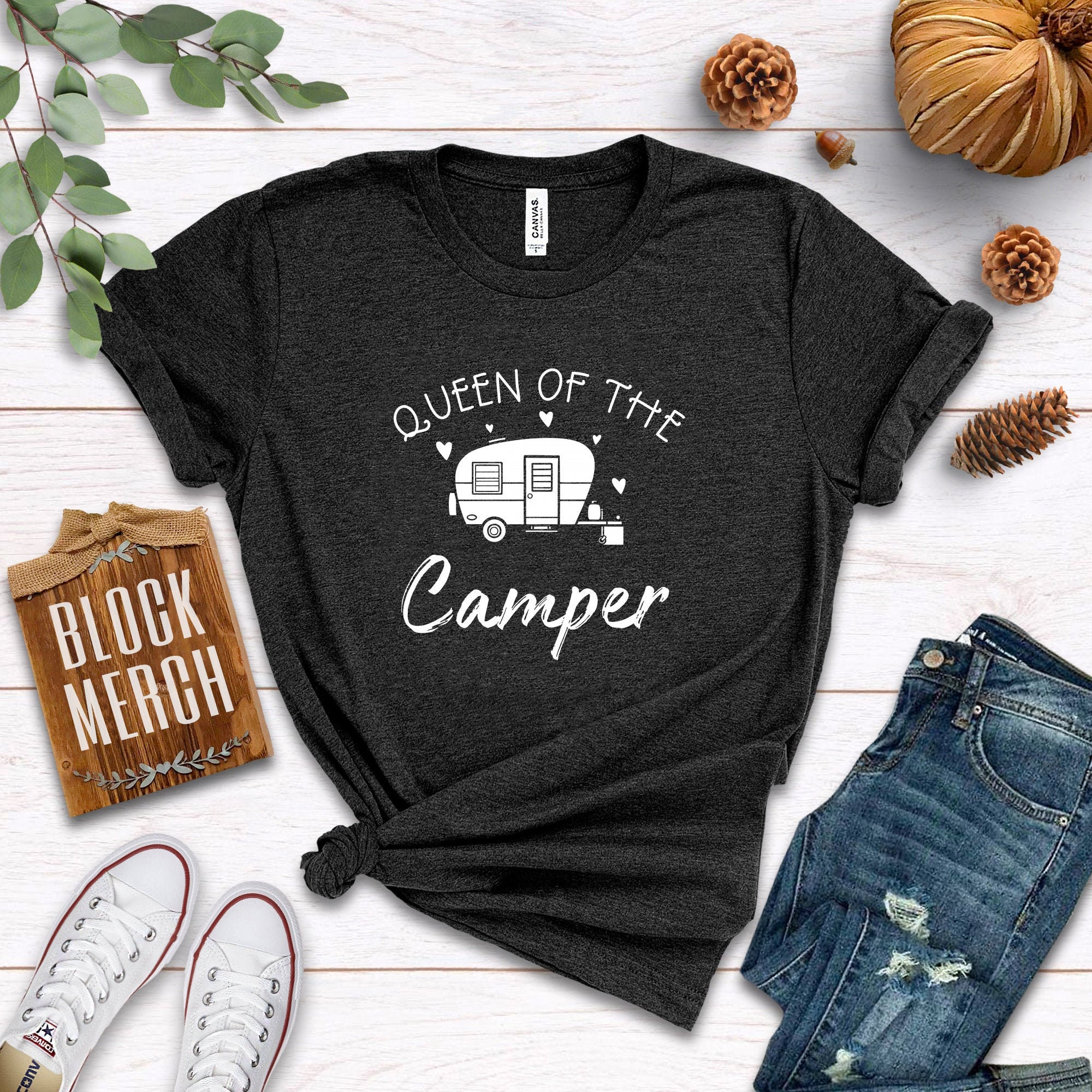 Queen of the Camper Shirt  Camping Shirt  Camping Gift  Hiking Shirt  Hiking Gift  Camper Shirt  Hiker Shirt  Tank Top  Hoodie