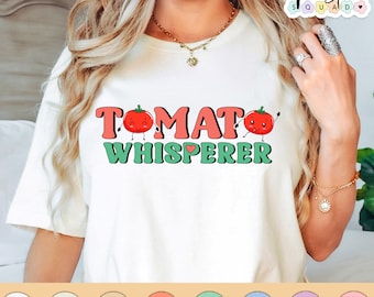 Tomato Whisperer, tomato shirt, tomato farmer gift, funny tomatoes shirt, tomato lover, tomato gardening shirt