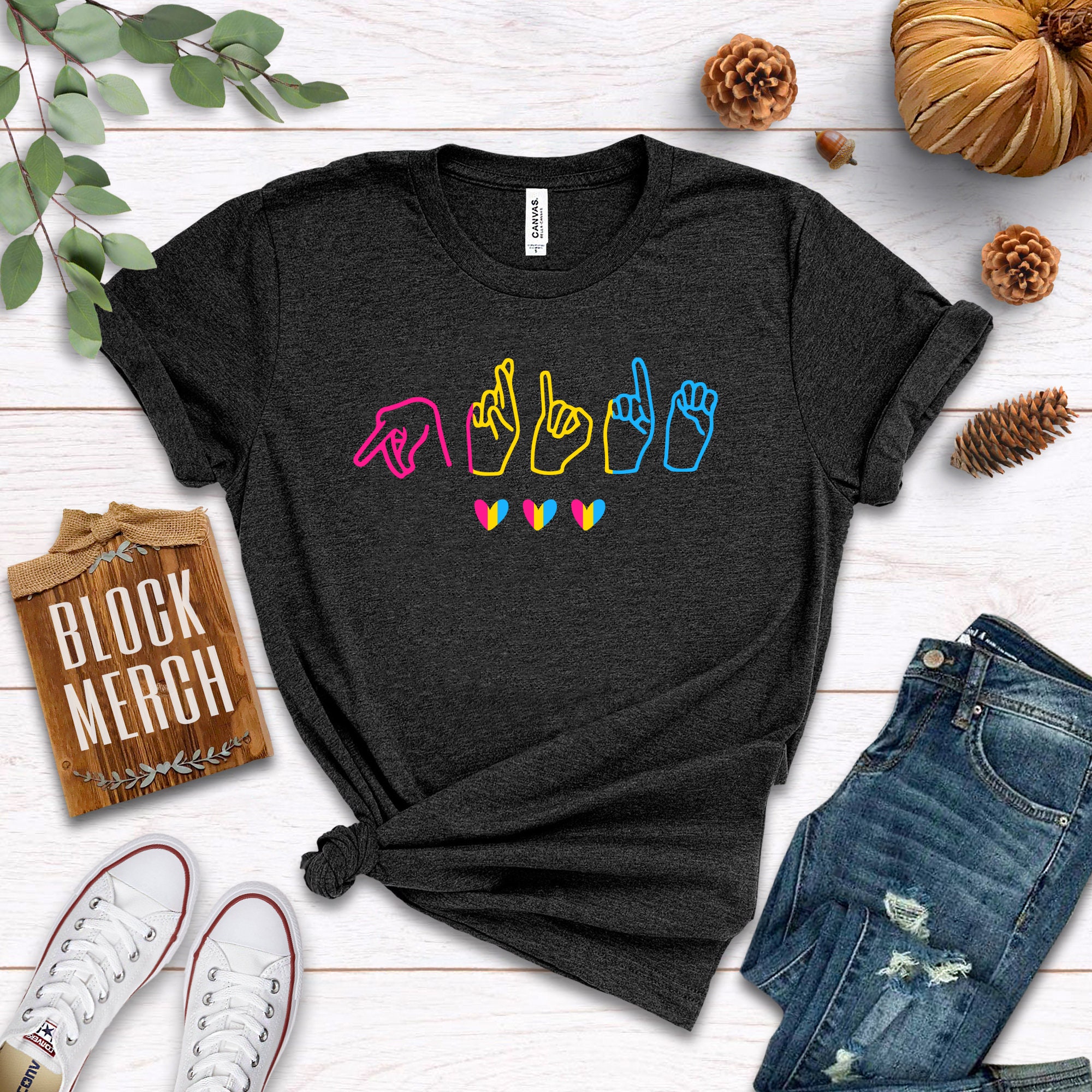 Pansexual ASL Pride / Shirt / Tank Top 