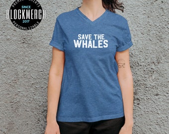 Save the Whales Shirt - Etsy