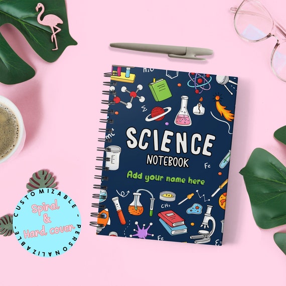 Back to School Science Composition Science Notebook Etsy UK