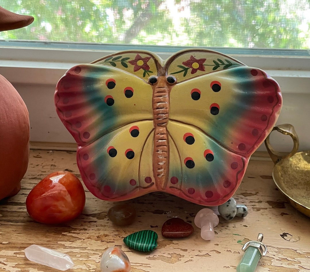 Ceramic Moth Altar Box Etsy