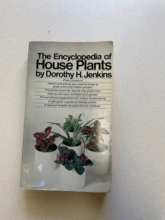 The Encyclopedia of Houseplants Etsy