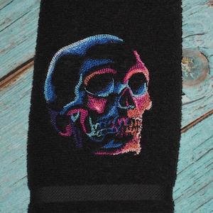Skull Bath Towel - Etsy