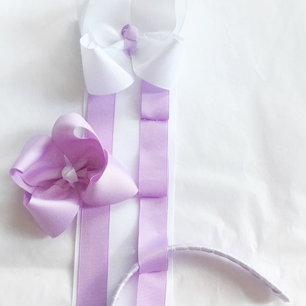 Soporte colgante para lazos y diademas, organizador de cintas