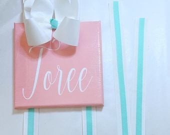 Personalized Hair Bow Holder, Nursery Decor, Baby Girl Gift