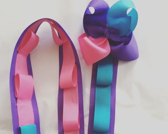 Ribbon Headband Organizer, Baby Bow Holder, Nursery Decor