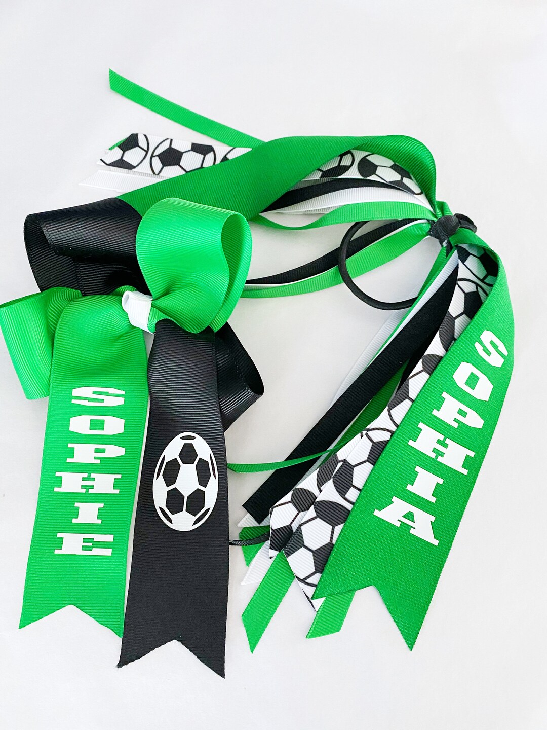 Personalized Cheer Bow, Sports Ribbon Streamer, Team Sports Gift - Etsy