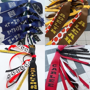 Glitzer-Sportbänder, Spirit-Bänder, Team-Luftschlangen, Sportbögen, Fußballbögen, Softballbänder, Beachvolleyballbögen, Softballbögen