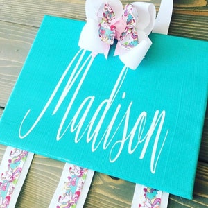 Hair Bow Holder, Bow Holder, Clip Holder, Hanging Bow Holder, hairbow organizer, headband holder, unicorn hairbow, unicorn girl gifts