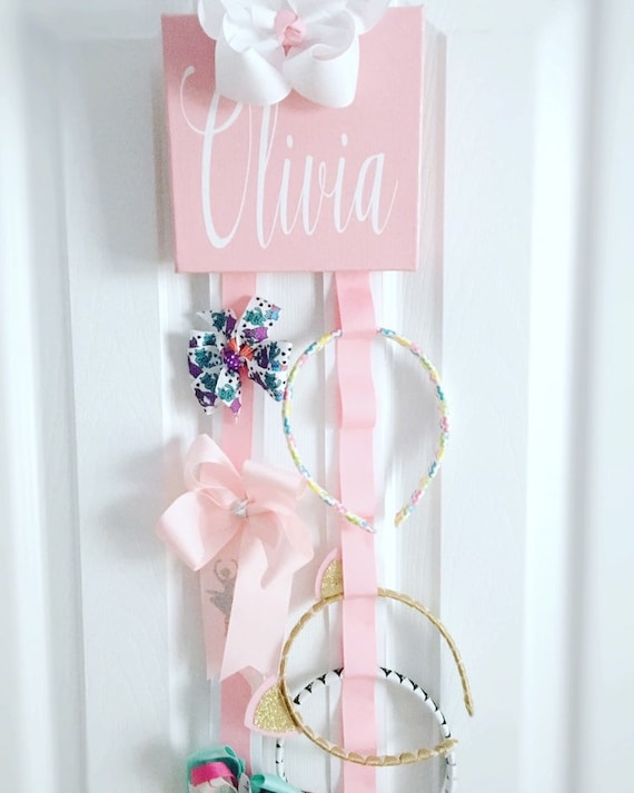 Hair Bow Holder, Bow Holder, Clip Holder, Hanging Bow Holder, Baby Gift,  Nursery Decor, Girl Gift, Bows, Hair Bows, Bow Organizer 