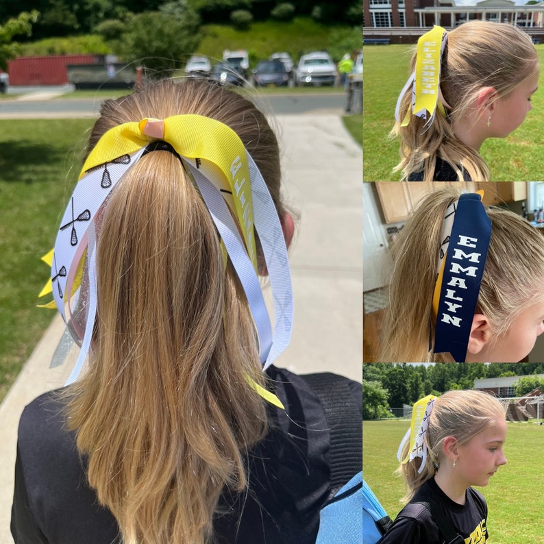 Softball Elastic Tie Softball Ponytail Softball Hair Tie Etsy