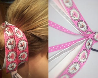 Ballet Shoe Ribbon Streamer, Ballerina Bun Tie - Etsy