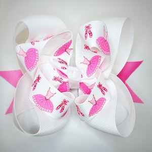Ballet bow, Ballet hair bow, Ballerina Bow, Ballet Bow, Tutu Bow, Ballerina hair clip, bows for girls, Girls ballet hair bow, gift for girls