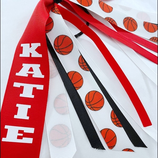 Basketball Bows Etsy