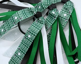 Team streamers, Golf bow, Sports bows, Golf team hair bows, Golf hair tie, Golf streamer, Golf hair Streamer, Golf gift