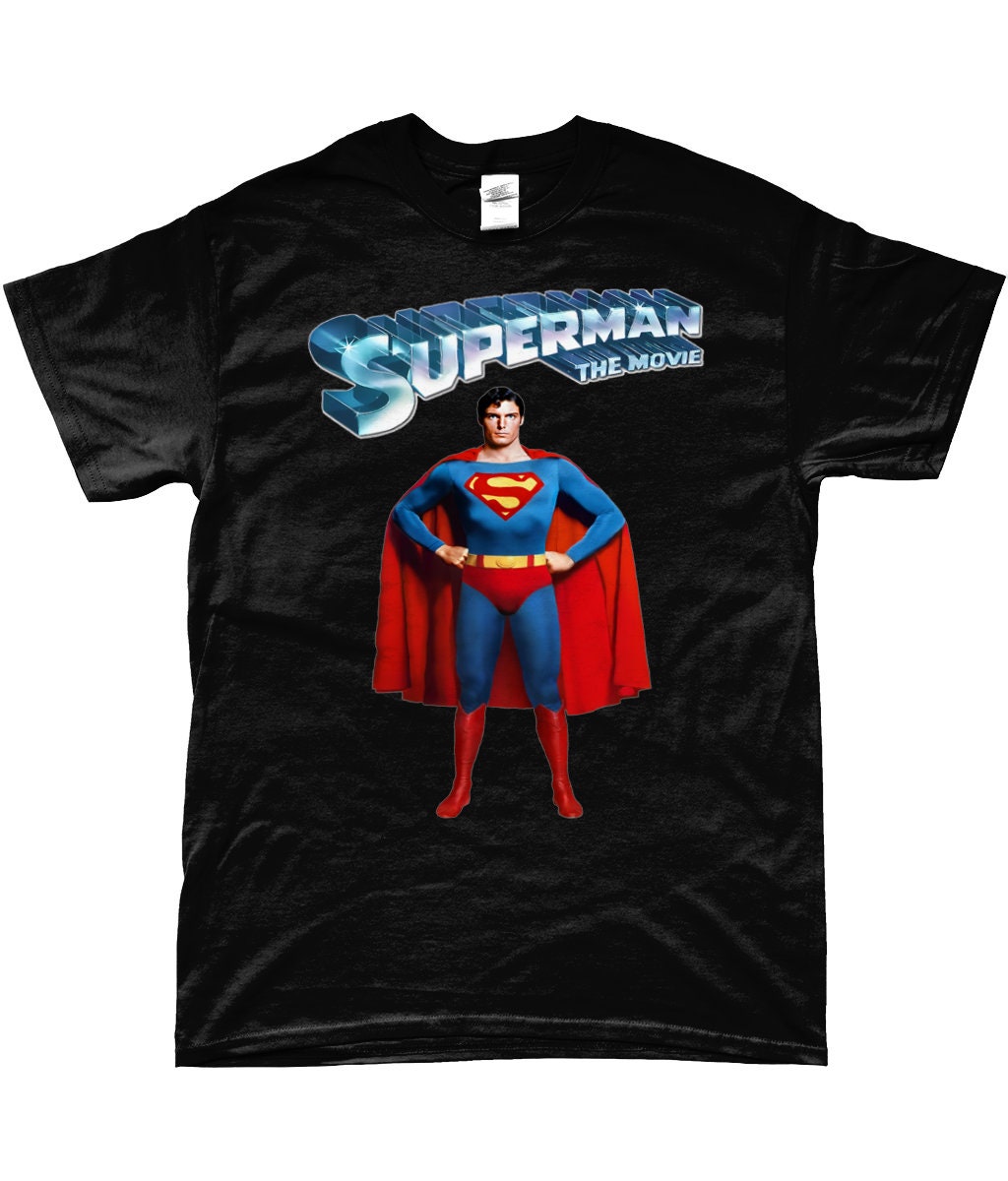 Superman The Movie Reeve TShirt Etsy