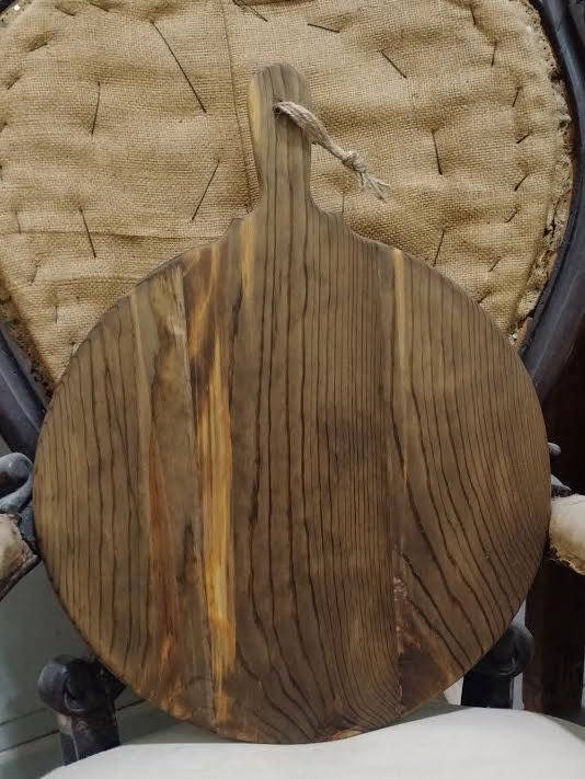 Decorative Round Wooden Cutting Board, Wooden Cutting Board, Bread