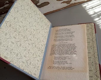 Collection of Vintage Poems, Unique Vintage Poems, Old Typed Poems, Vintage Book of Poems