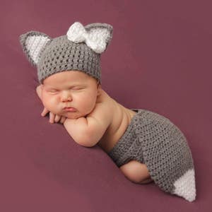 Husky Wolf Costume Baby Girl Wolf Hat 