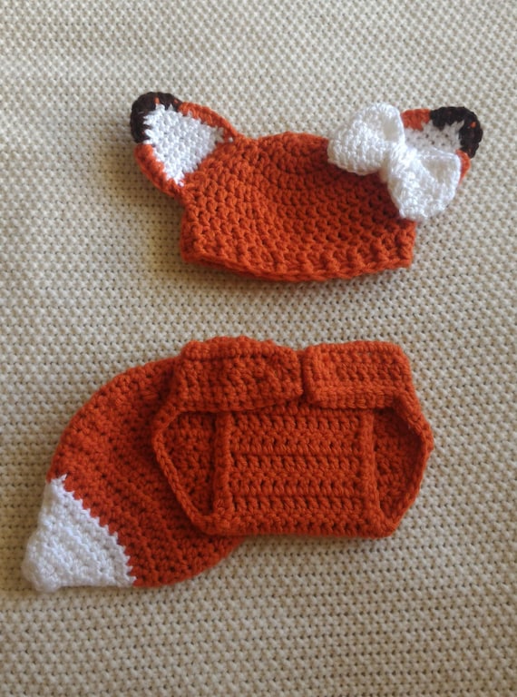 newborn baby fox outfit