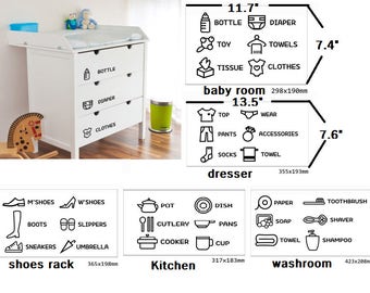 Dresser Drawer Decal Etsy