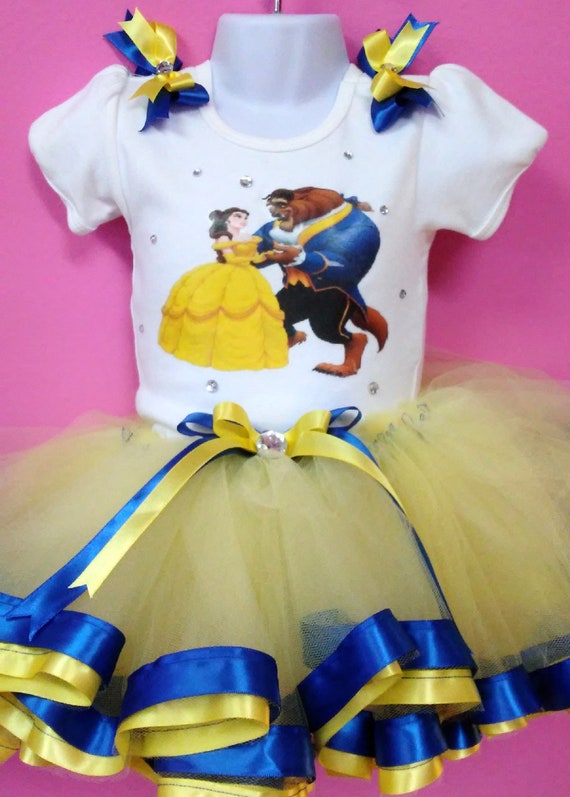 beauty and the beast tutu outfit