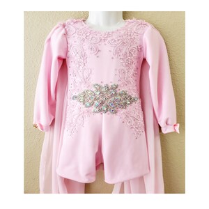 Girls Pageant Romper, Runway Jumpsuit, Fun Fashion Pageant Wear, Fun Fashion Outfit With Cape, Girls Romper With Cape, Pageant Clothing