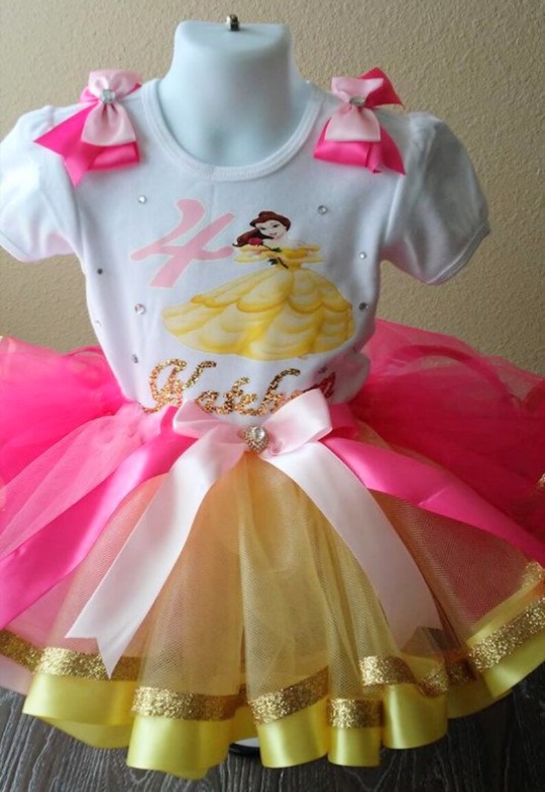 beauty and the beast tutu outfit