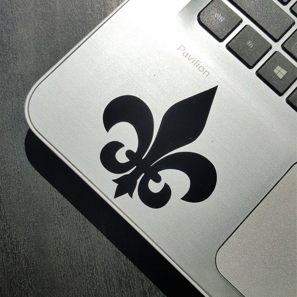 Decal Fleur De Lis Laptop Decal,Laptop Sticker,Car Sticker,Car Decal,Phone decal,Phone sticker,Window Decal,Window Sticker