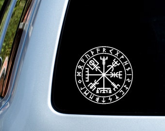 Decal Vegvísir Viking Compass,Nordic Compass,Laptop Decal,Laptop Sticker,Car Sticker,Car Decal,Phone decal,Phone sticker,Window Decal