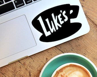 Decal Gilmore Girls Luke's diner Laptop Decal,Laptop Sticker,Car Sticker,Car Decal,Phone decal,Phone sticker,Window Decal