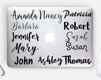 Personalized Name Decal,Custom name,Name Decal,Laptop decal,Laptop sticker,Name Labels,Yeti Name Decal,Personalized Word Decal,Name Sticker