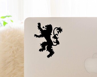 Decal {Game of Thrones sigil House Lannister }-Laptop Decal/Laptop Sticker/Phone decal/Phone sticker/Car Sticker/Car Decal/Window Decal