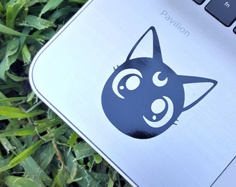 Decal Sailor Moon Luna cat,Laptop Decal,Laptop Sticker,Phone decal,Phone sticker,Car Sticker,Car Decal,Window Decal,Window Sticker