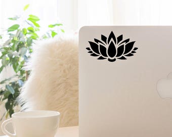 Decal {Lotus flower}-Laptop Decal/Laptop Sticker/Phone decal/Phone sticker/Car Sticker/Car Decal/Window Decal/Window Sticker
