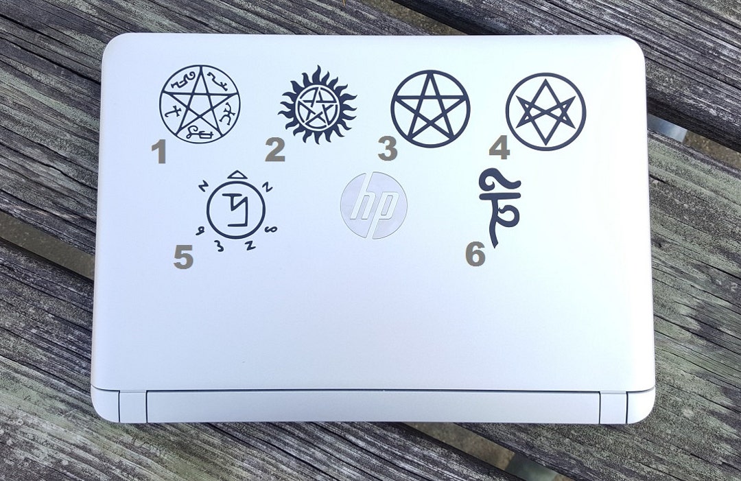 Devils Trap. Sign Decal Supernatural Signs Anti-possession,devil's Trap,angel Banishing ...