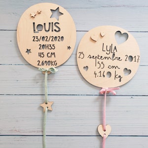 Custom wooden birth ball