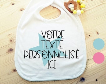 Custom bib with your text!!