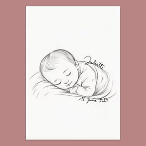 Poster o Targa da Muro in Alluminio di Nascita Personalizzata - Calligrafia Artigianale - Decorazione Parete Baby Tavolo Nascita
