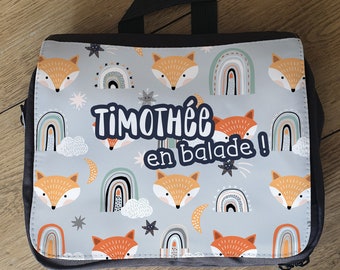 Small changing bag - Foxes mop pouch