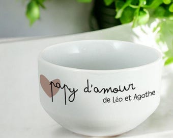 Ciotola personalizzata | Idea regalo per la festa del papà | Idea regalo personalizzata per papà | Idea regalo per il nonno