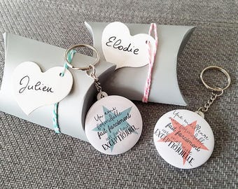 Key ring for special godparents