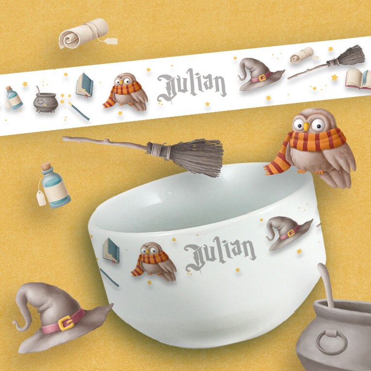 Bol Personnalisé avec Prénom - Sorcier