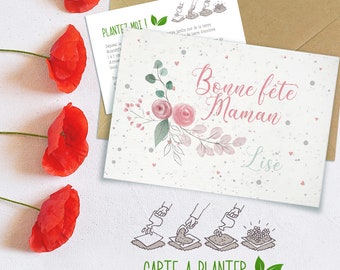 Card to plant with personalized seeds My Dad