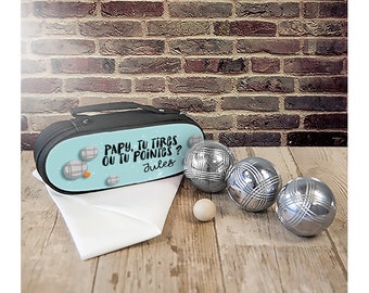 Personalised petanque ball storage bag